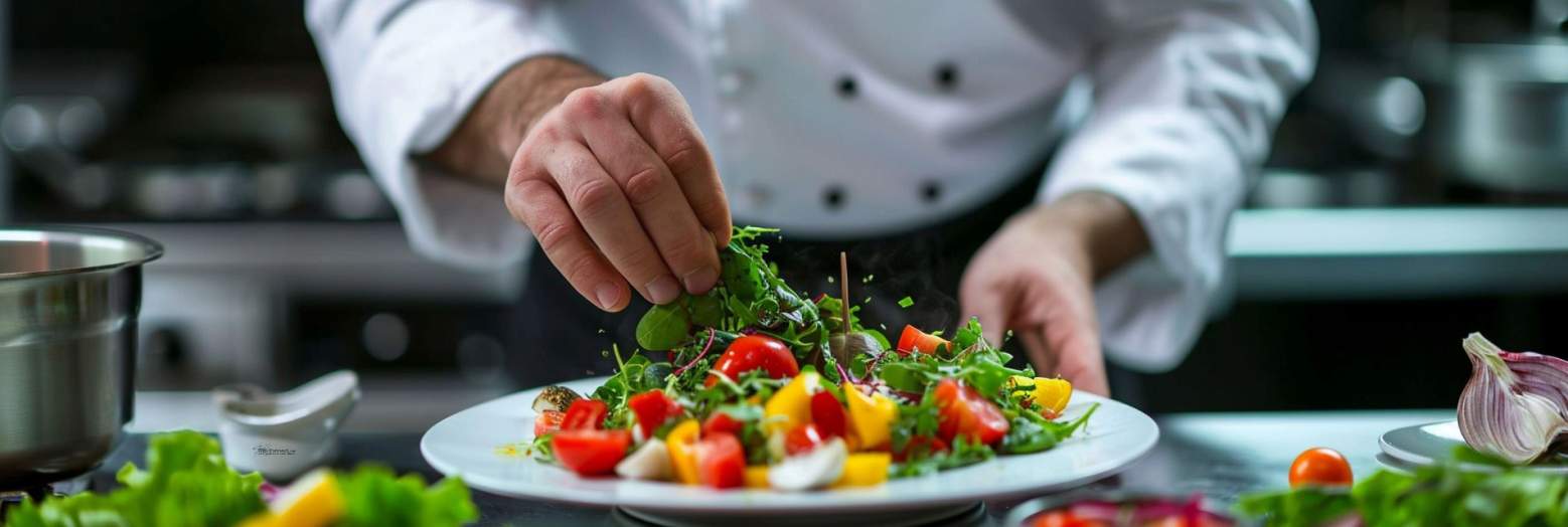 Kreative Catering-Präsentation