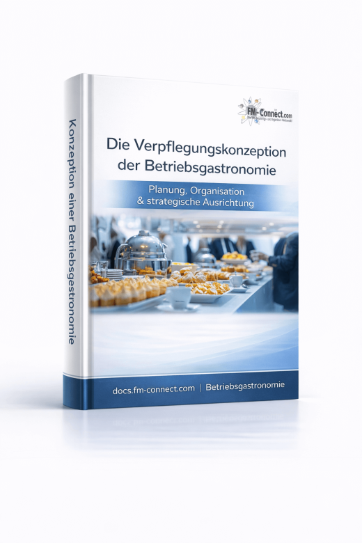 Die Verflegungskonzeption der Betriebsgastronomie im Facility Management Cover 