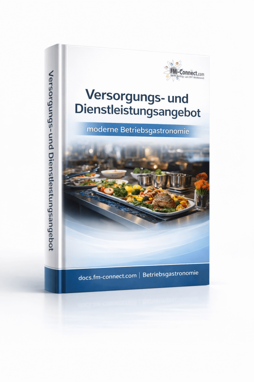 Versorgungs Dienstleistungsangebot Facility Management Cover 